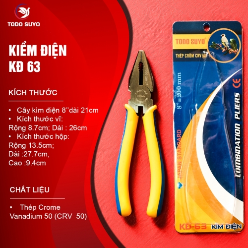 COMBINATION PLIER KĐ63 _ 8