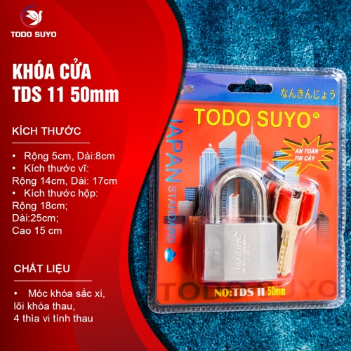 KHÓA MÓC BẬT TDS -11 (CHẤT LƯỢNG TỐT) HIỆU - TODO SUYO