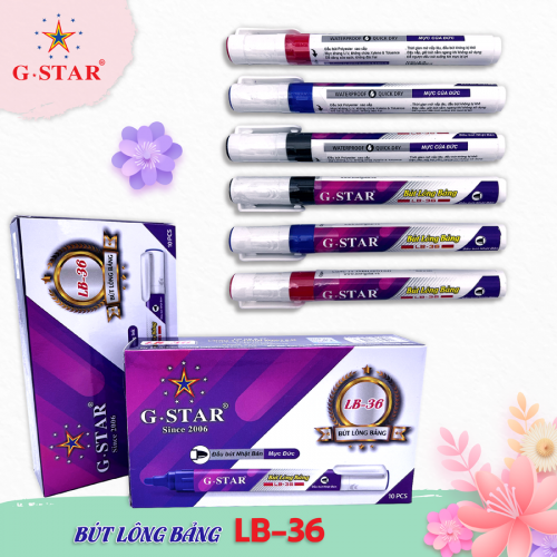 Bút Lông Bảng Ấn Độ LB-36 _ Hiệu G-STAR