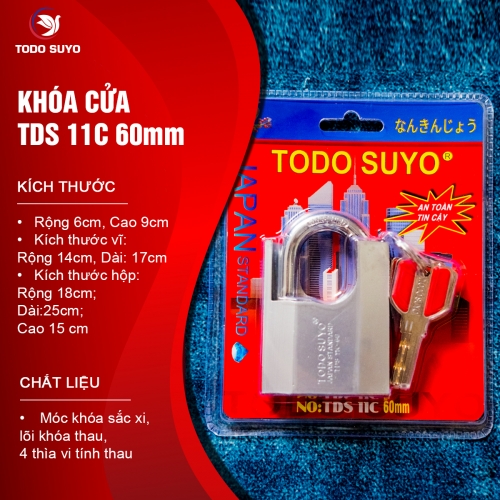 KHÓA MÓC BẬT TDS -11C (CHẤT LƯỢNG TỐT) HIỆU - TODO SUYO