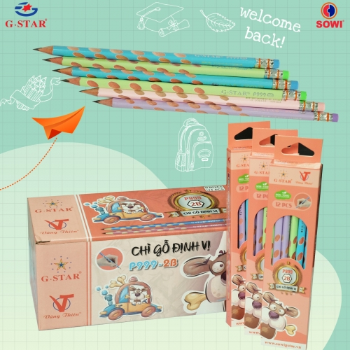 Bút chì định vị P999-2B hiệu G*Star - Vâng Thiên