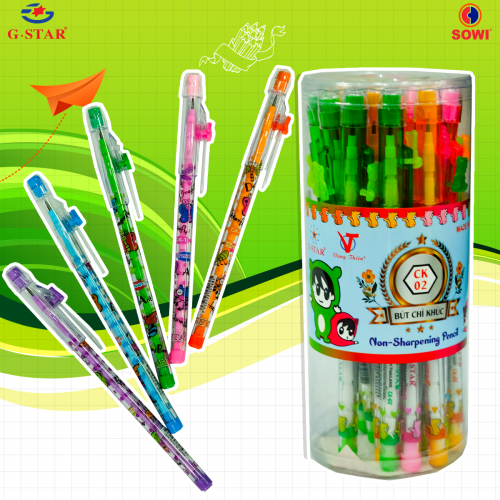 Non-Sharpening Pencil (Eraser Top) - CK2