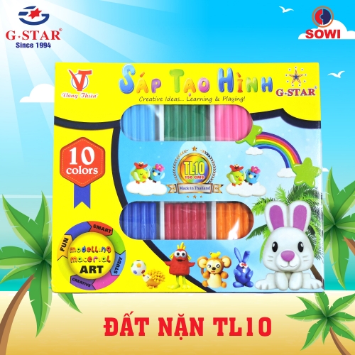 Đất nặn G-Star - 10 màu