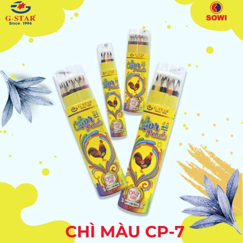 bút chì màu thân gỗ CP7