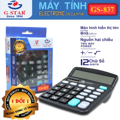 Máy tính GS-837 đen