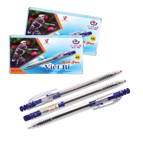Retractable Ball Pen - G.Star 4A (Transparence Barrel)