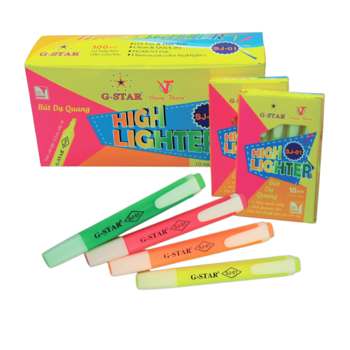 Bút Dạ Quang SJ-01 (vàng, xanh, hồng, cam)